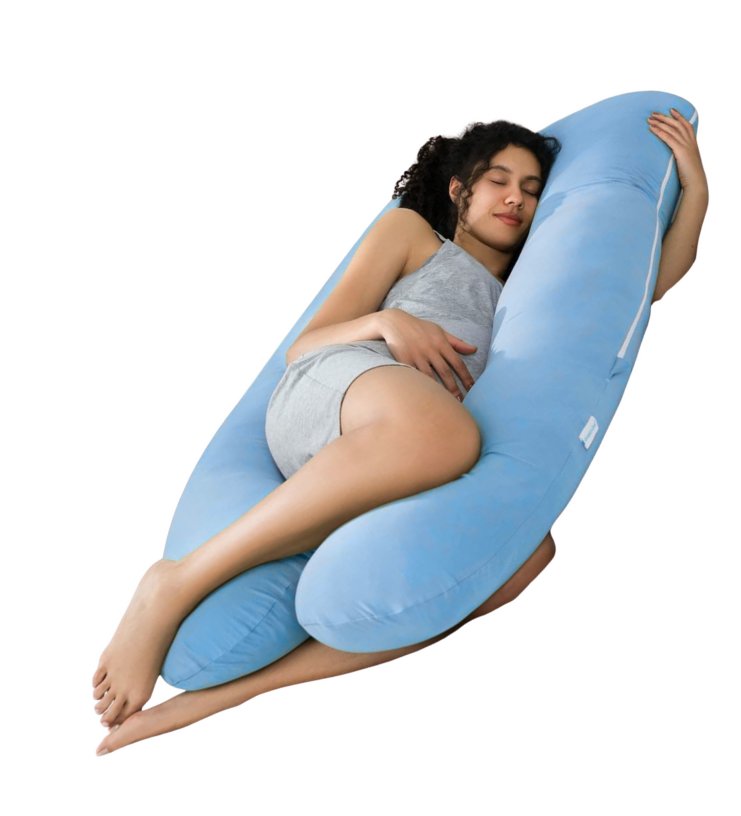 U-shaped pregnancy pillow for back and belly support – Buy online in India at PlayTots