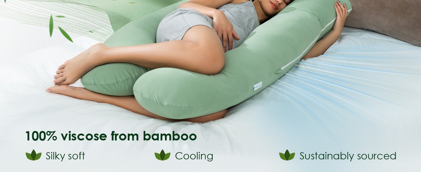 Pregnancy pillow designed for breastfeeding support, providing comfort and ergonomic positioning 