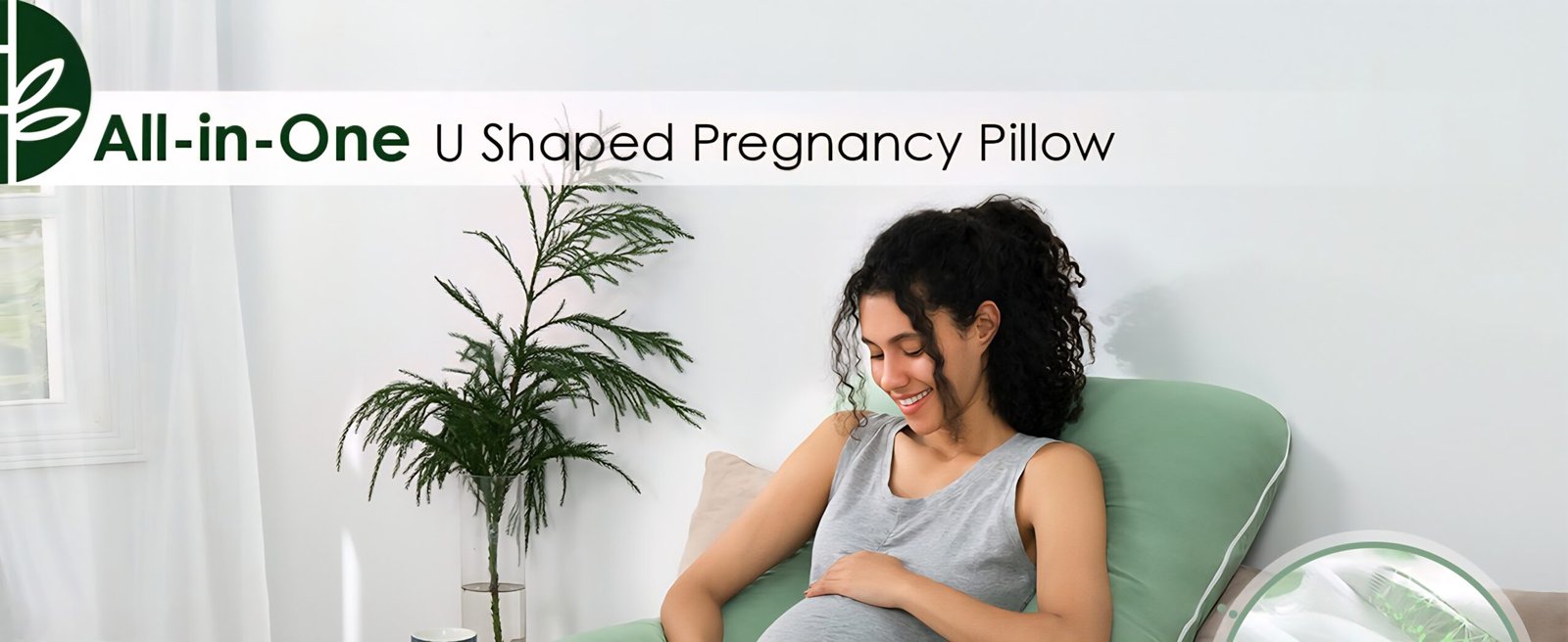 Side sleeping pregnancy pillow in India for comfortable and supportive sleep during pregnancy 