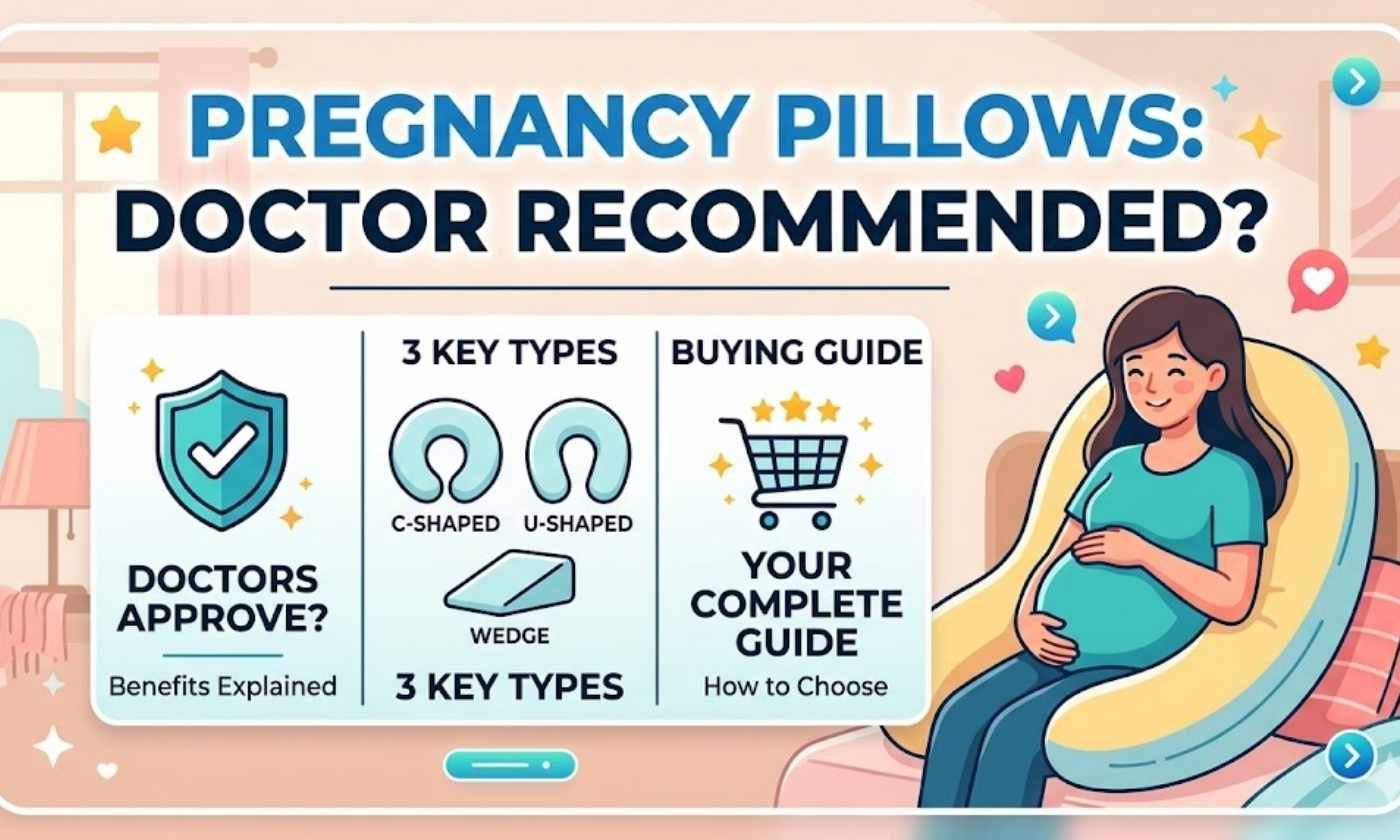Do Doctors Recommend Pregnancy Pillows? Benefits, Types & Buying Guide