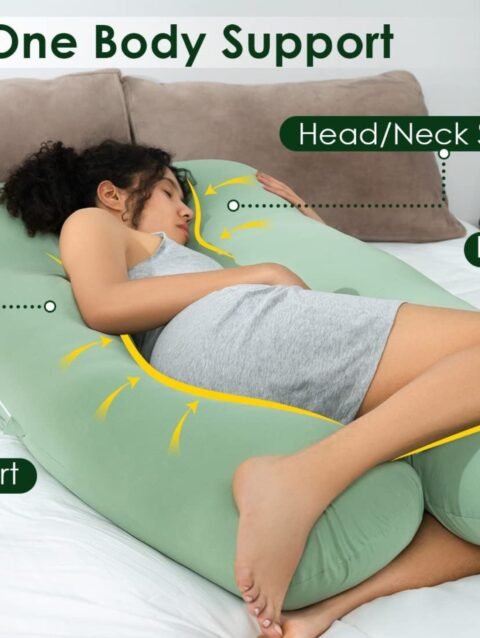 Ergonomic pregnancy pillow India for natural posture and spinal alignment