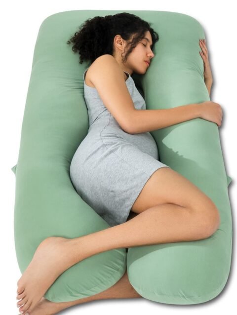 U-shaped pregnancy pillow online in India for full body support by PlayTots